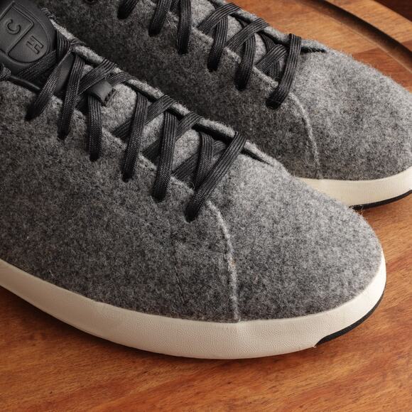 Cole Haan Sneakers Mens SZ 11M Gray GrandPro Wool Casual Comfort Shoes C29574 - Picture 4 of 13